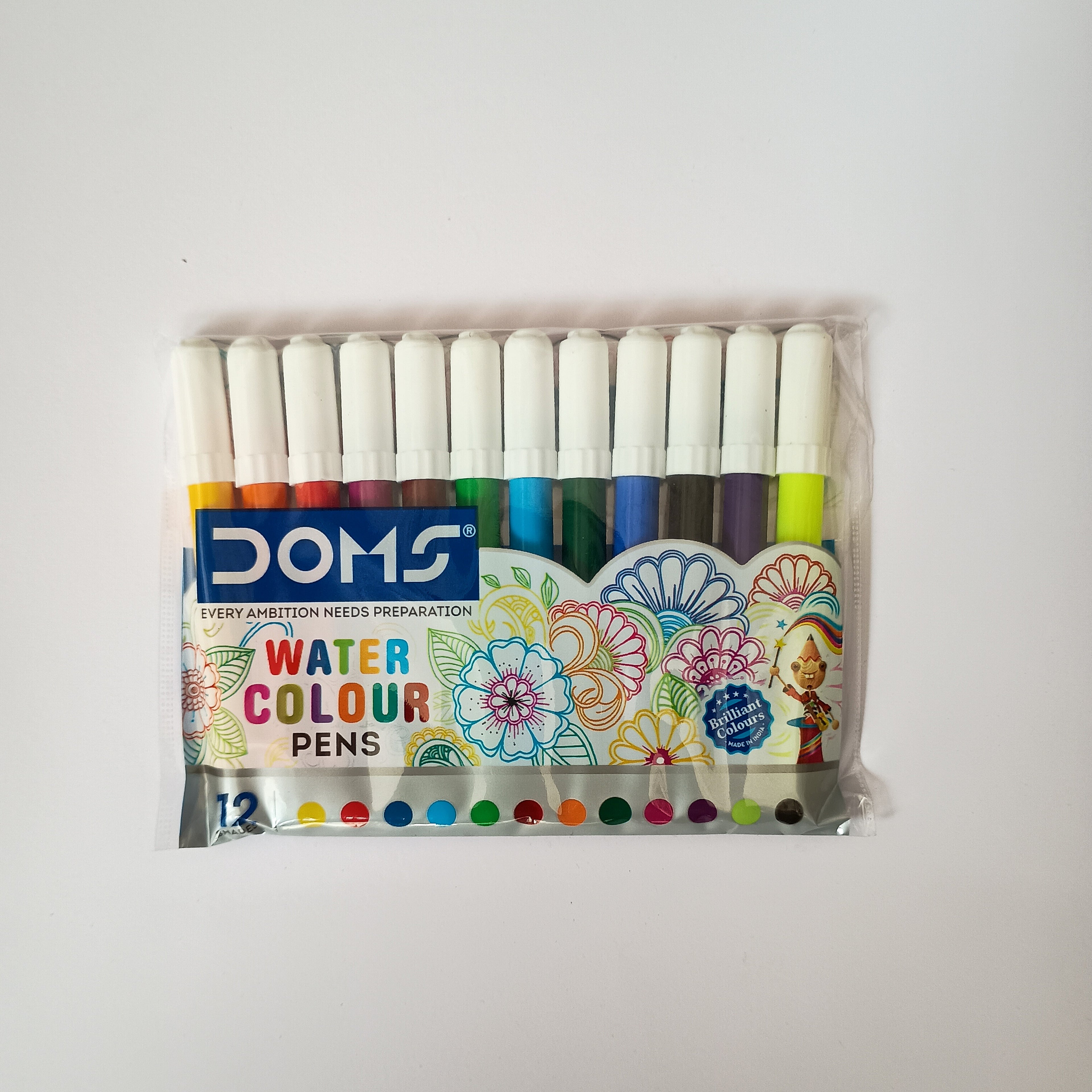 Doms sketch Colour Pen | sketch Colour Pen | 12 Colours Pack