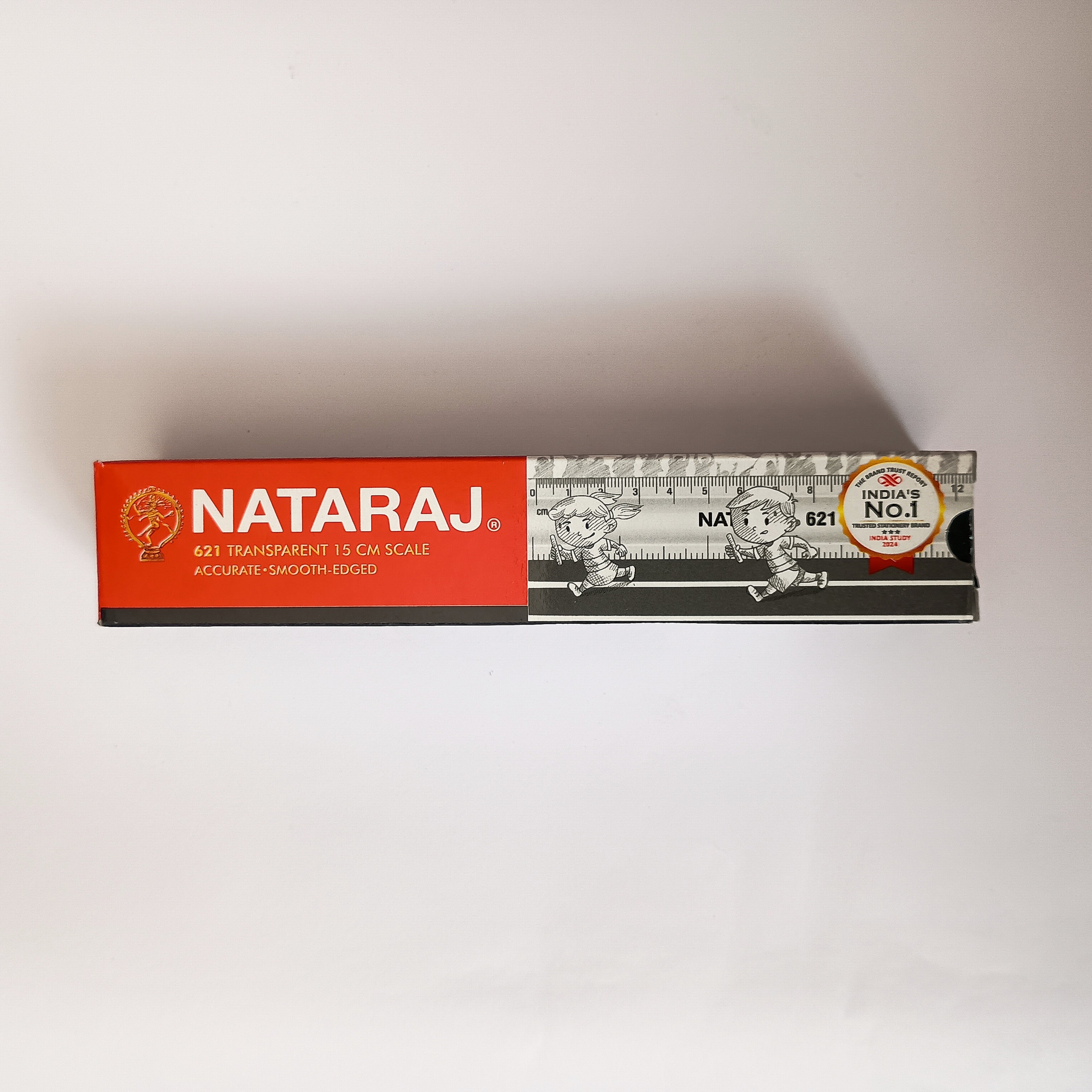 Nataraj Scale 15cm | Transparent Plastic Ruler | 10 Pieces Pack
