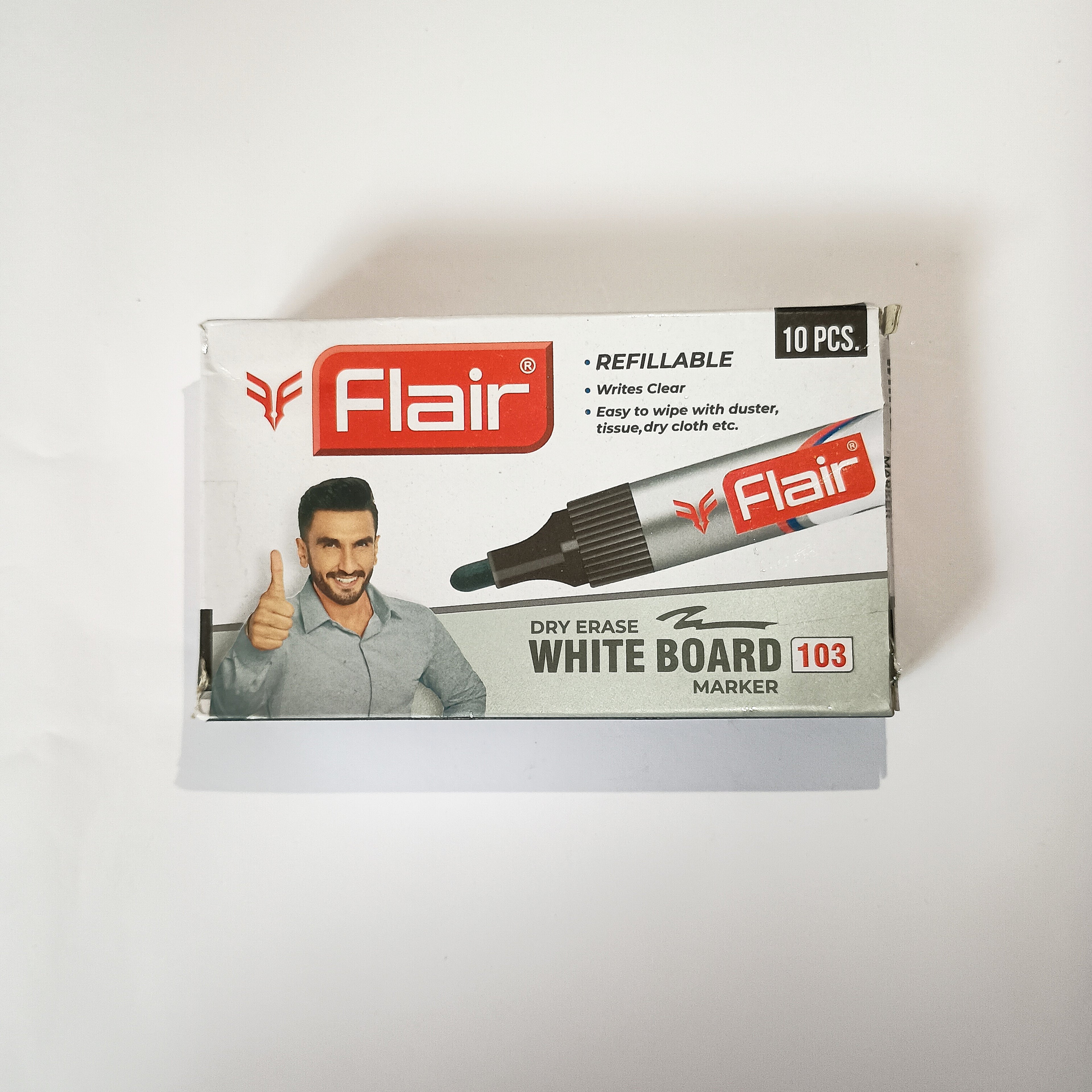 Flair White Board Marker | Easy to Erase | Smooth & Bold Writing | Per piece Pack